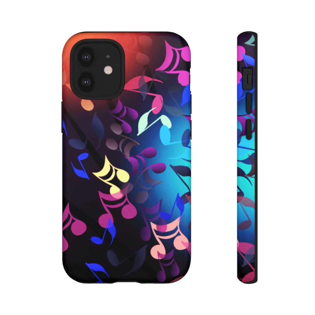 Scattered Notes Music iPhone Tough Cases