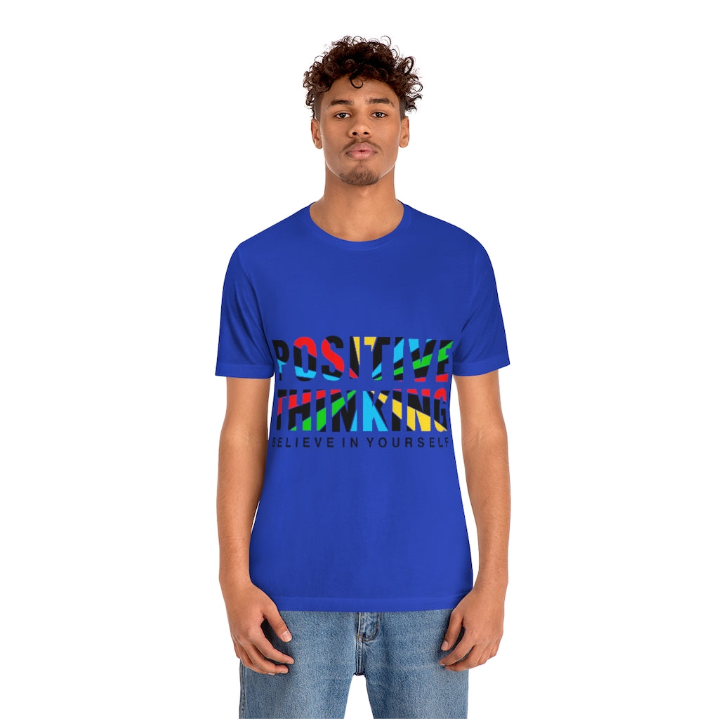 Positive Thinking Unisex Jersey Short Sleeve Tee
