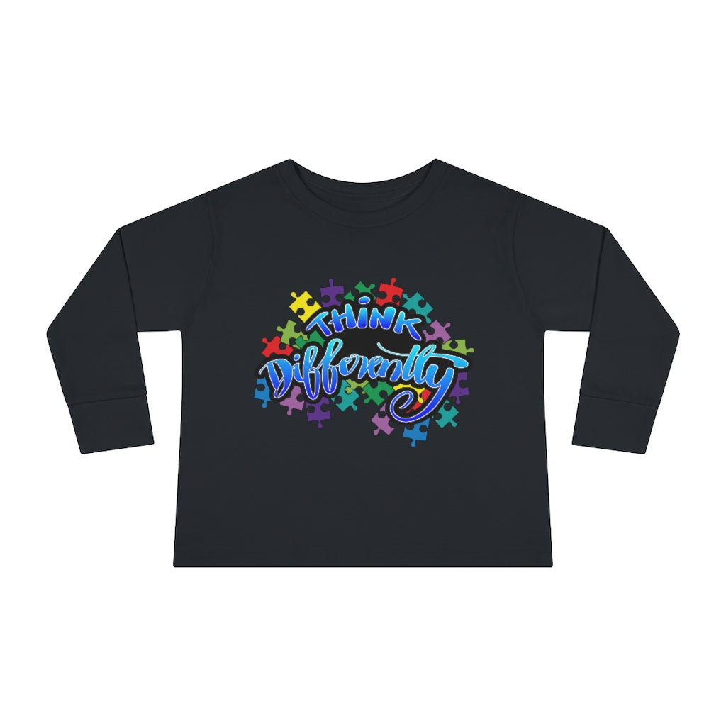 Think Differently Toddler Long Sleeve Tee