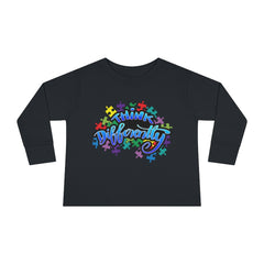Think Differently Toddler Long Sleeve Tee