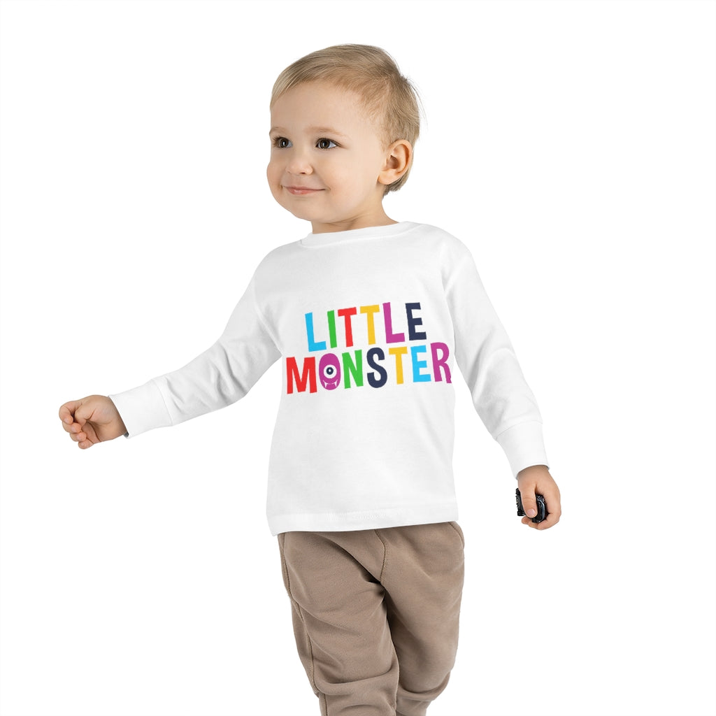 Little Monster Toddler Long Sleeve Tee