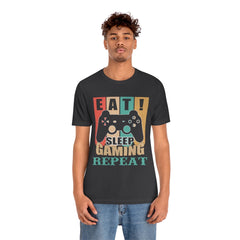 Gaming Repeat Unisex Jersey Short Sleeve Tee