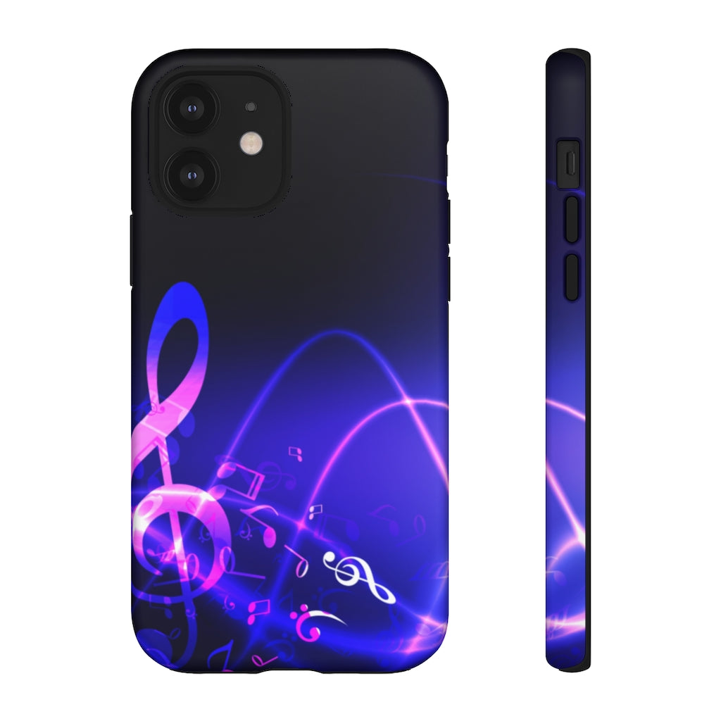 Floating Notes Music iPhone Tough Cases