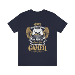 Never Underestimate Gamer Girls Unisex Jersey Short Sleeve Tee
