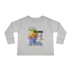 Team Work Toddler Long Sleeve Tee
