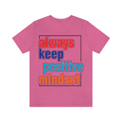Positive Mindset Unisex Jersey Short Sleeve Tee