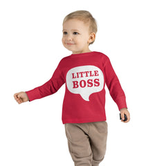 Little Boss Toddler Long Sleeve Tee