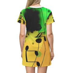 Lost Notes Music T-Shirt Dress