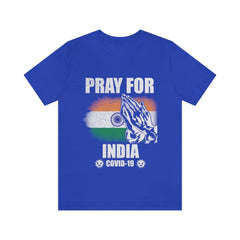Pray For India Unisex Jersey Short Sleeve Tee