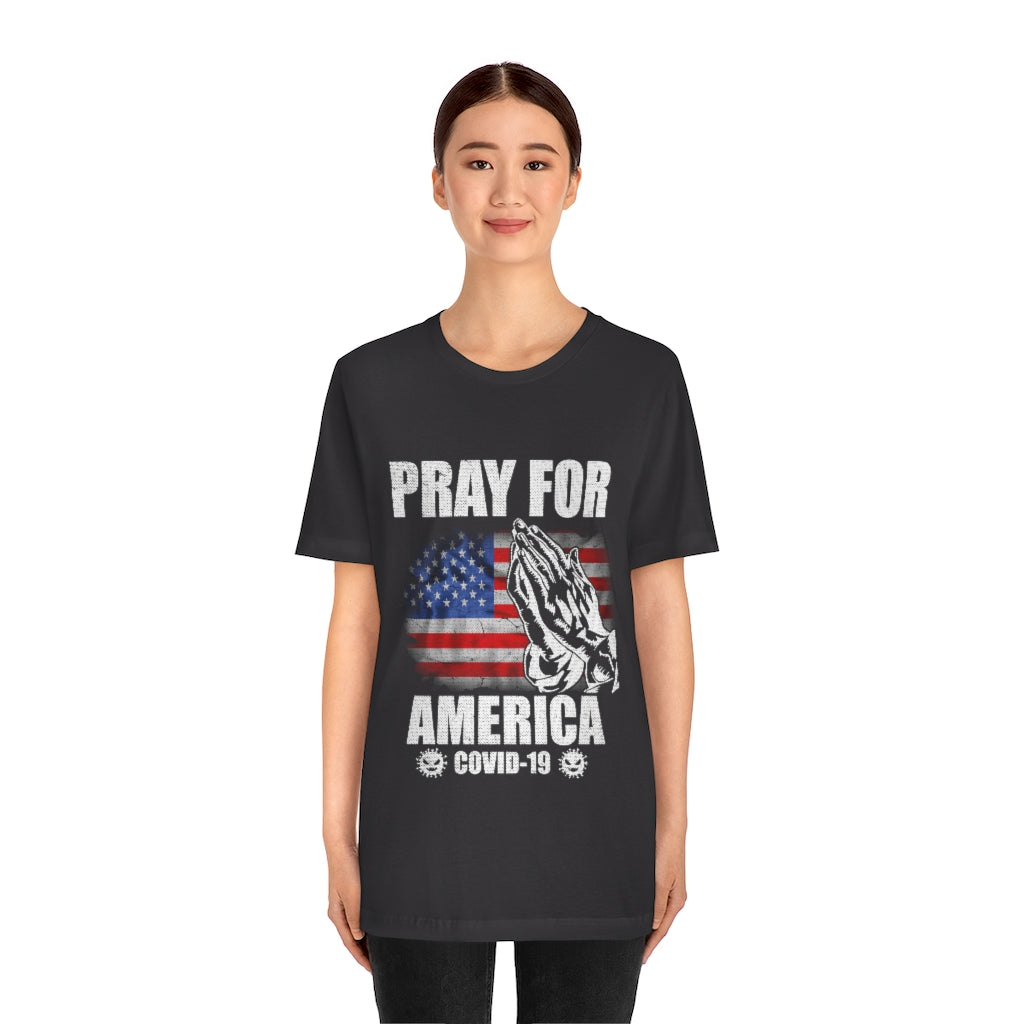 Pray For America Unisex Jersey Short Sleeve Tee