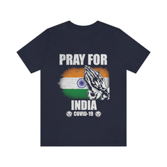 Pray For India Unisex Jersey Short Sleeve Tee
