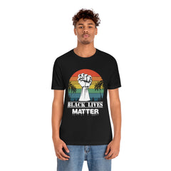 Black Lives Matter Unisex Jersey Short Sleeve Tee