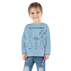 My Little Family Toddler Long Sleeve Tee