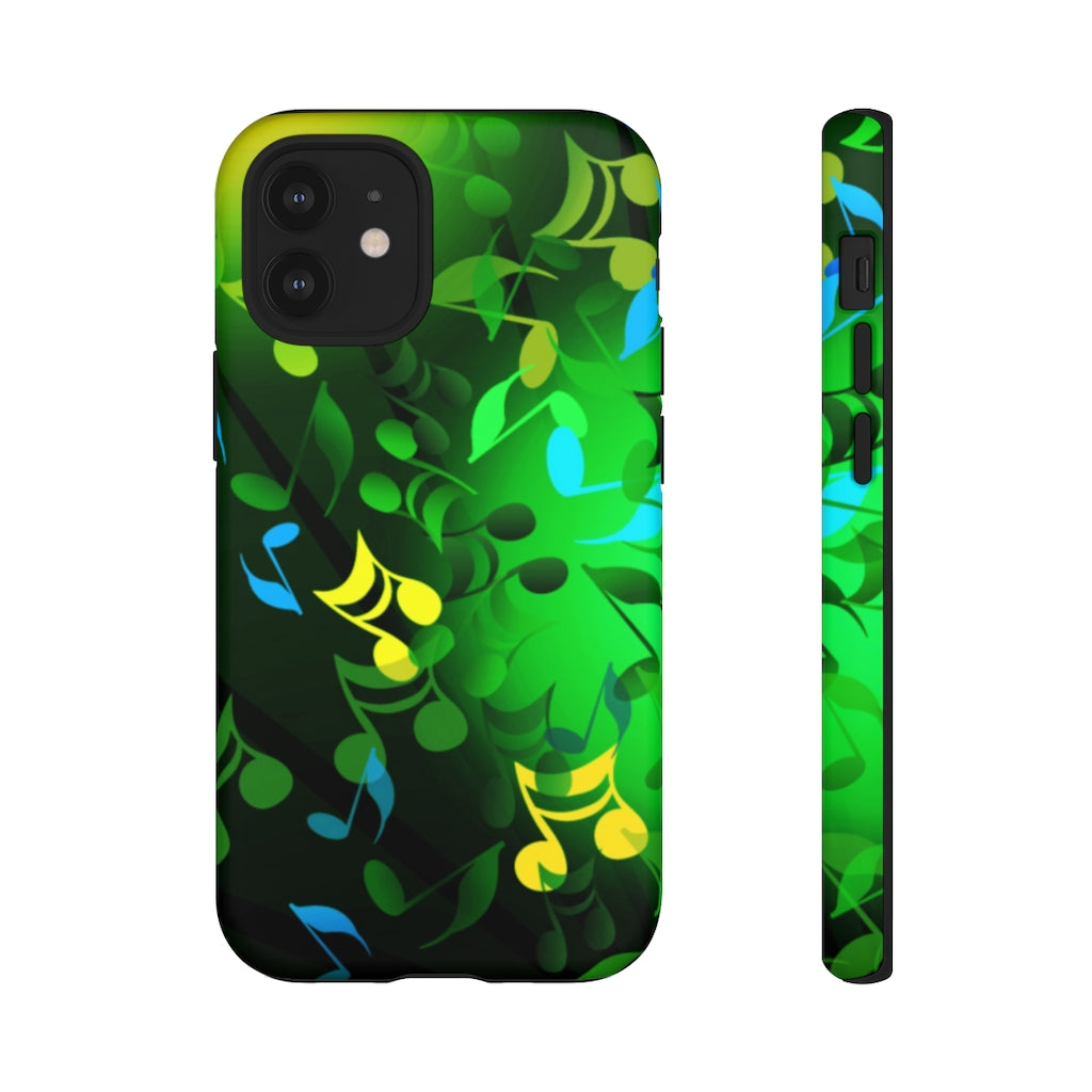 Scattered Notes Music iPhone Tough Cases