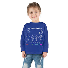 My Little Family Toddler Long Sleeve Tee