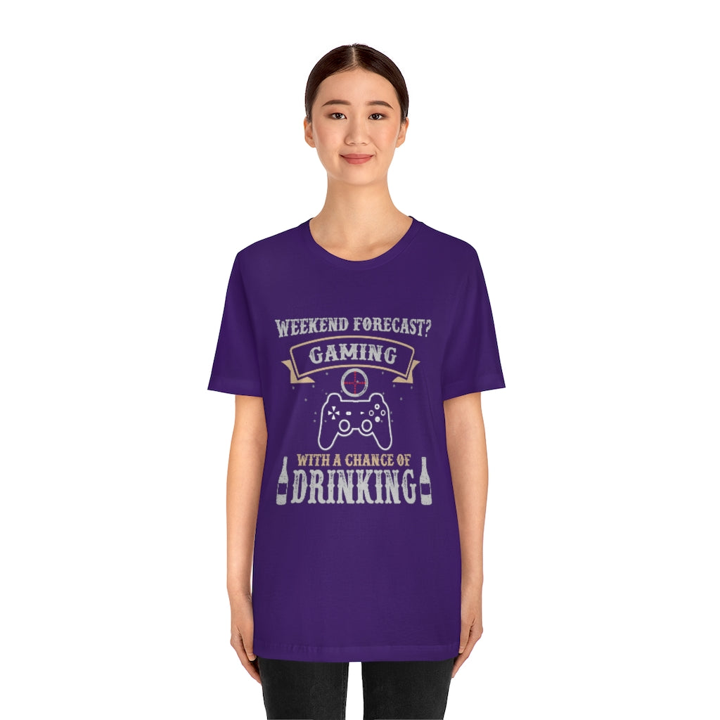 Weekend Forecast Unisex Jersey Short Sleeve Tee