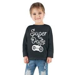 Super Dude Toddler Long Sleeve Tee