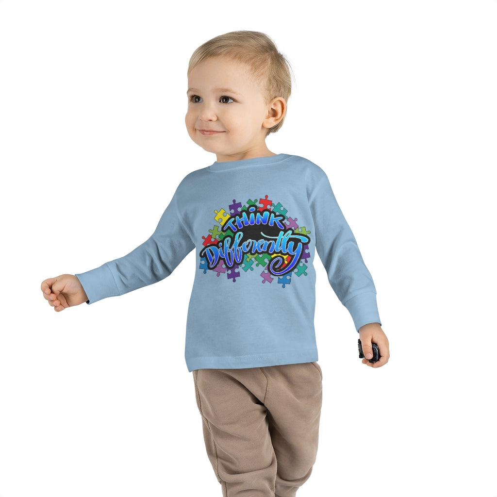 Think Differently Toddler Long Sleeve Tee