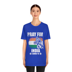 Pray For India Unisex Jersey Short Sleeve Tee