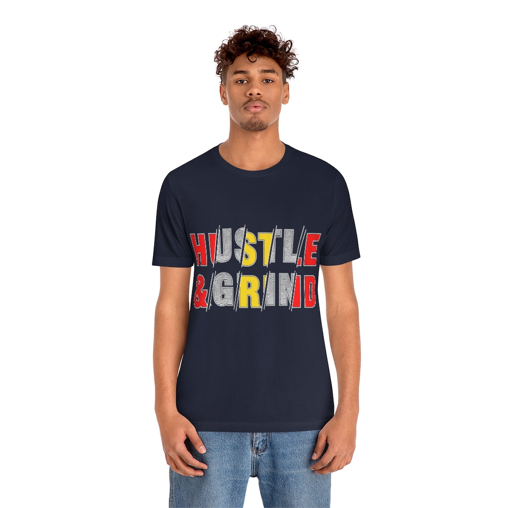 Hustle And Grind Unisex Jersey Short Sleeve Tee