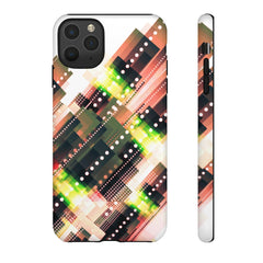 Ribbon Geometric iPhone Tough Cases