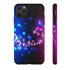 Golden Notes Music iPhone Tough Cases