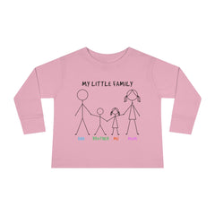 My Little Family Toddler Long Sleeve Tee