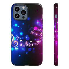 Golden Notes Music iPhone Tough Cases