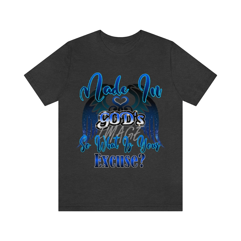 Made In Gods Image Unisex Jersey Short Sleeve Tee