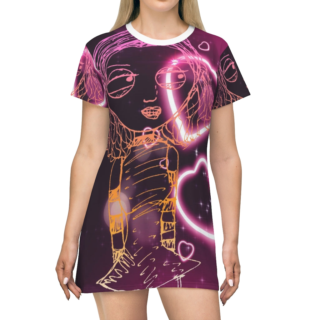 Cartoon T-Shirt Dress