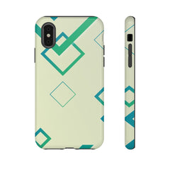 Boxed Geometric iPhone Tough Cases