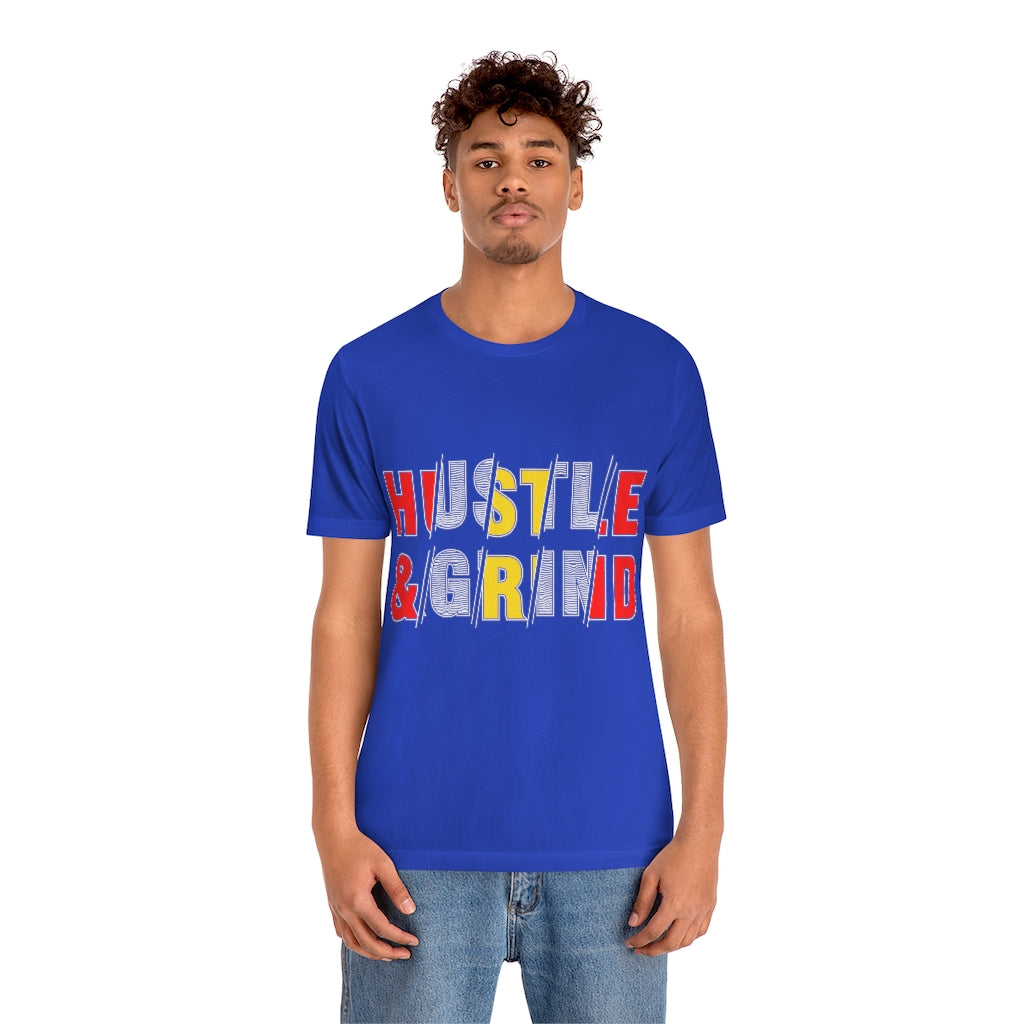 Hustle And Grind Unisex Jersey Short Sleeve Tee