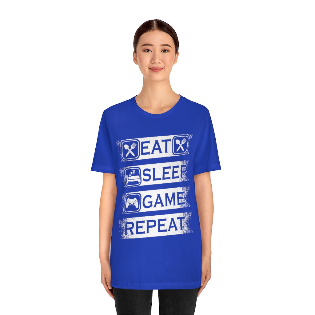 Gaming Repeat Unisex Jersey Short Sleeve Tee