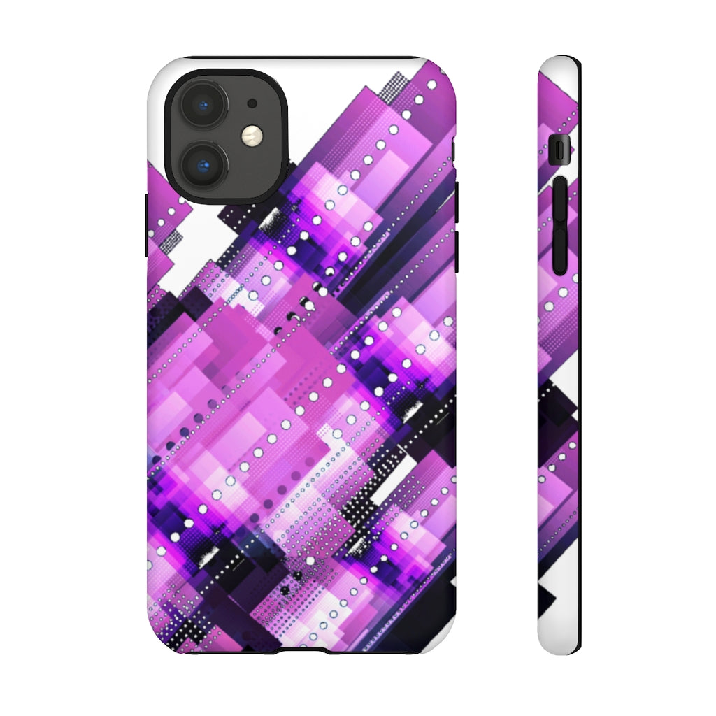 Ribbon Geometric iPhone Tough Cases
