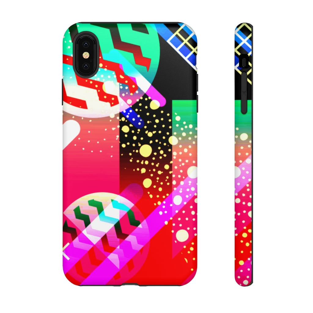 Zigzag Geometric iPhone Tough Cases