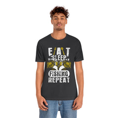 Fishing Repeat Unisex Jersey Short Sleeve Tee