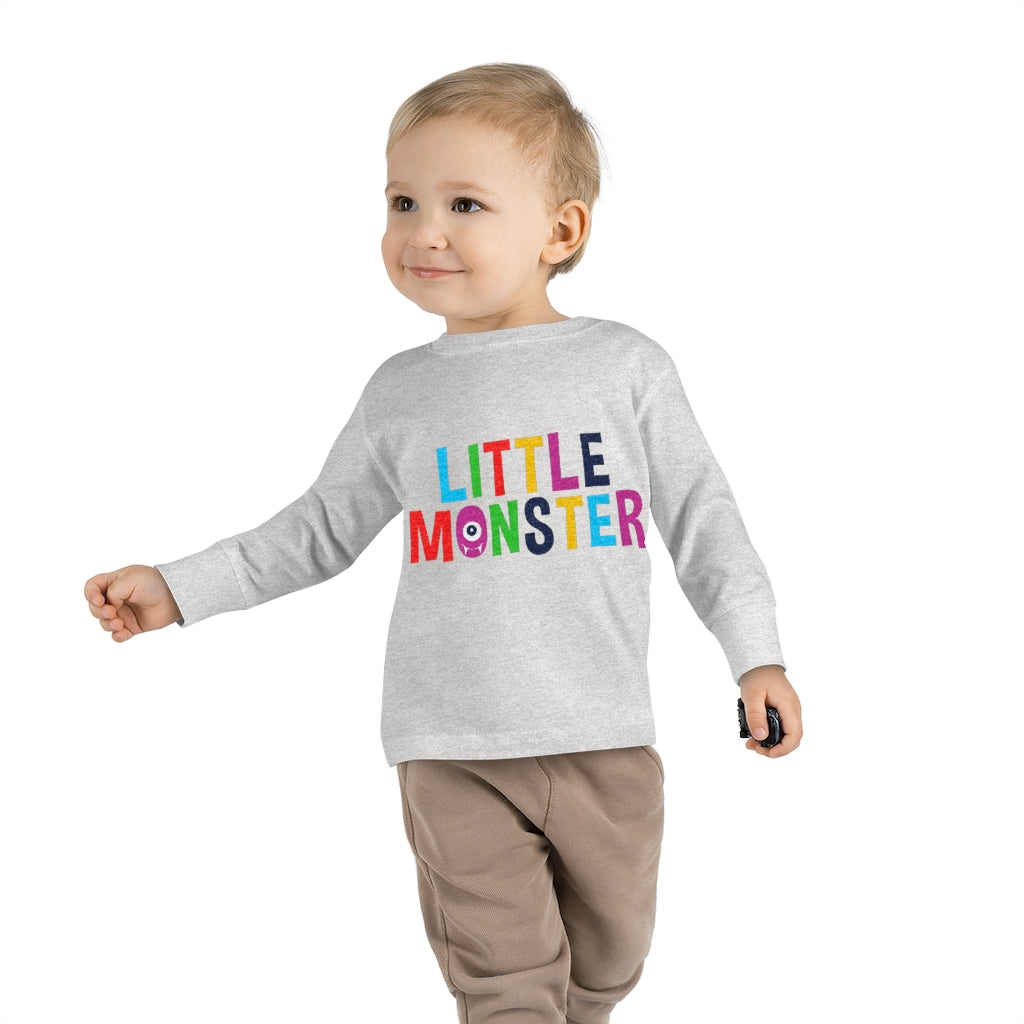 Little Monster Toddler Long Sleeve Tee