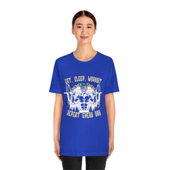 Workout Repeat Unisex Jersey Short Sleeve Tee