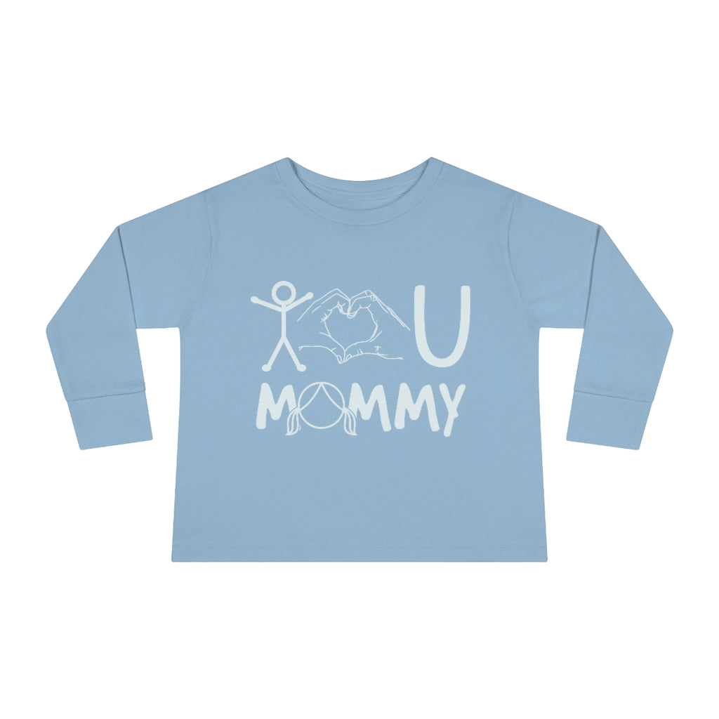 Love Mommy Toddler Long Sleeve Tee