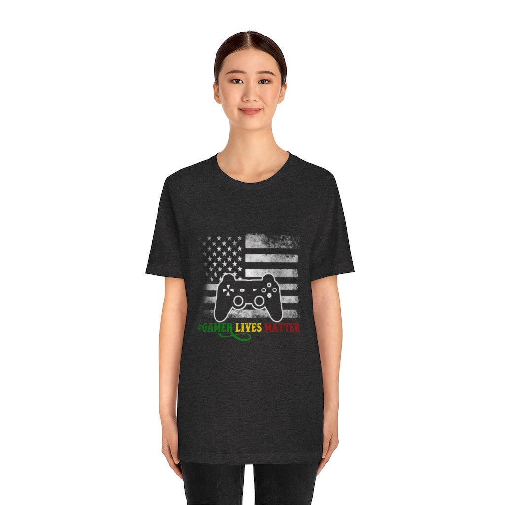 Gamer Lives Matter Unisex Jersey Short Sleeve Tee