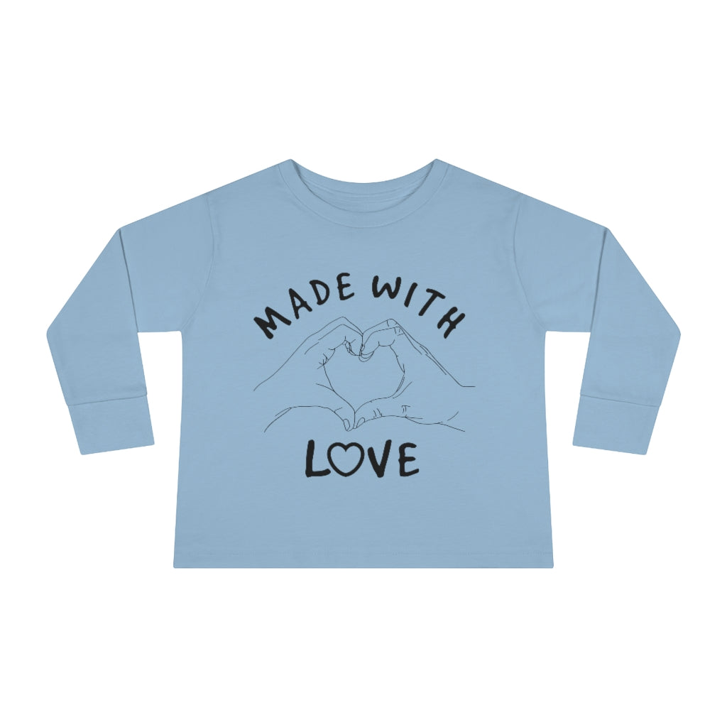 Made With Love Toddler Long Sleeve Tee