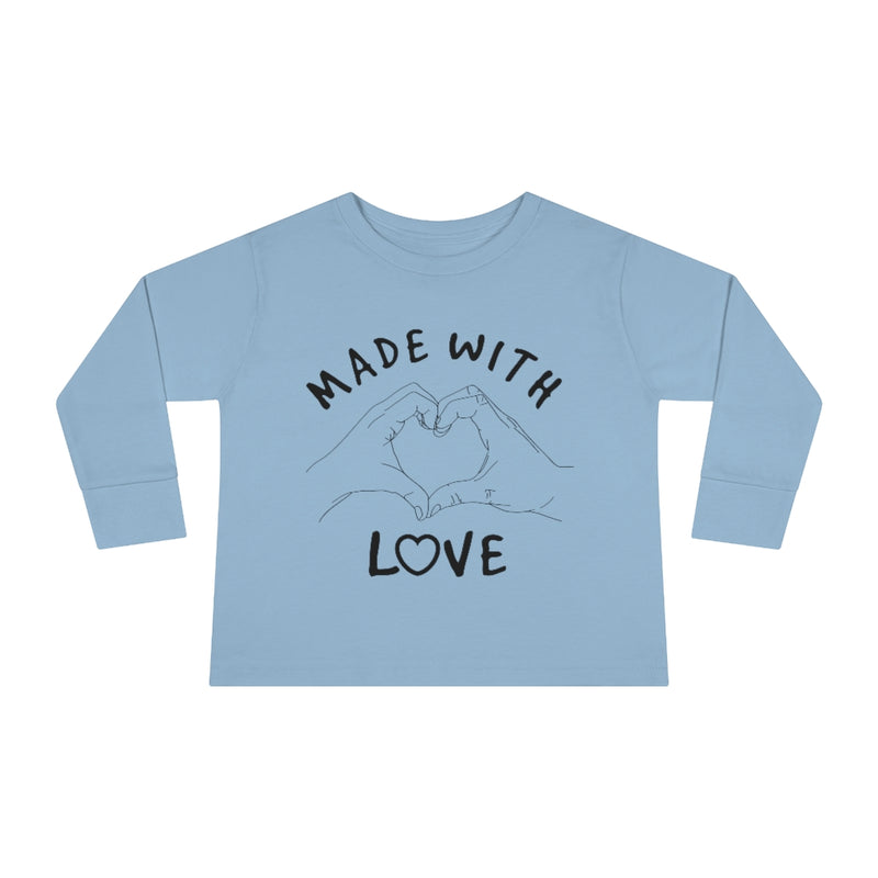 Made With Love Toddler Long Sleeve Tee