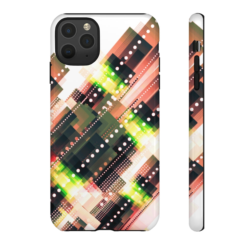 Ribbon Geometric iPhone Tough Cases