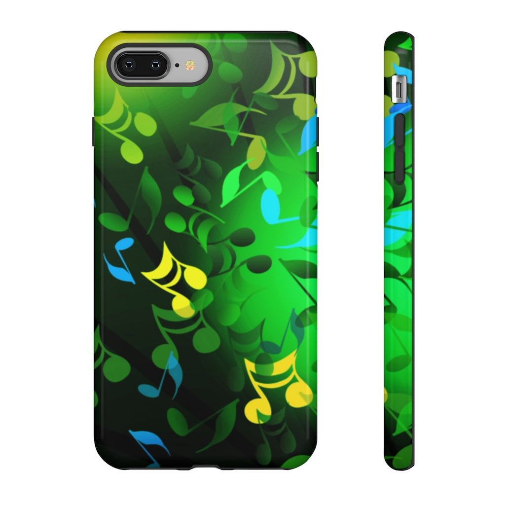 Scattered Notes Music iPhone Tough Cases