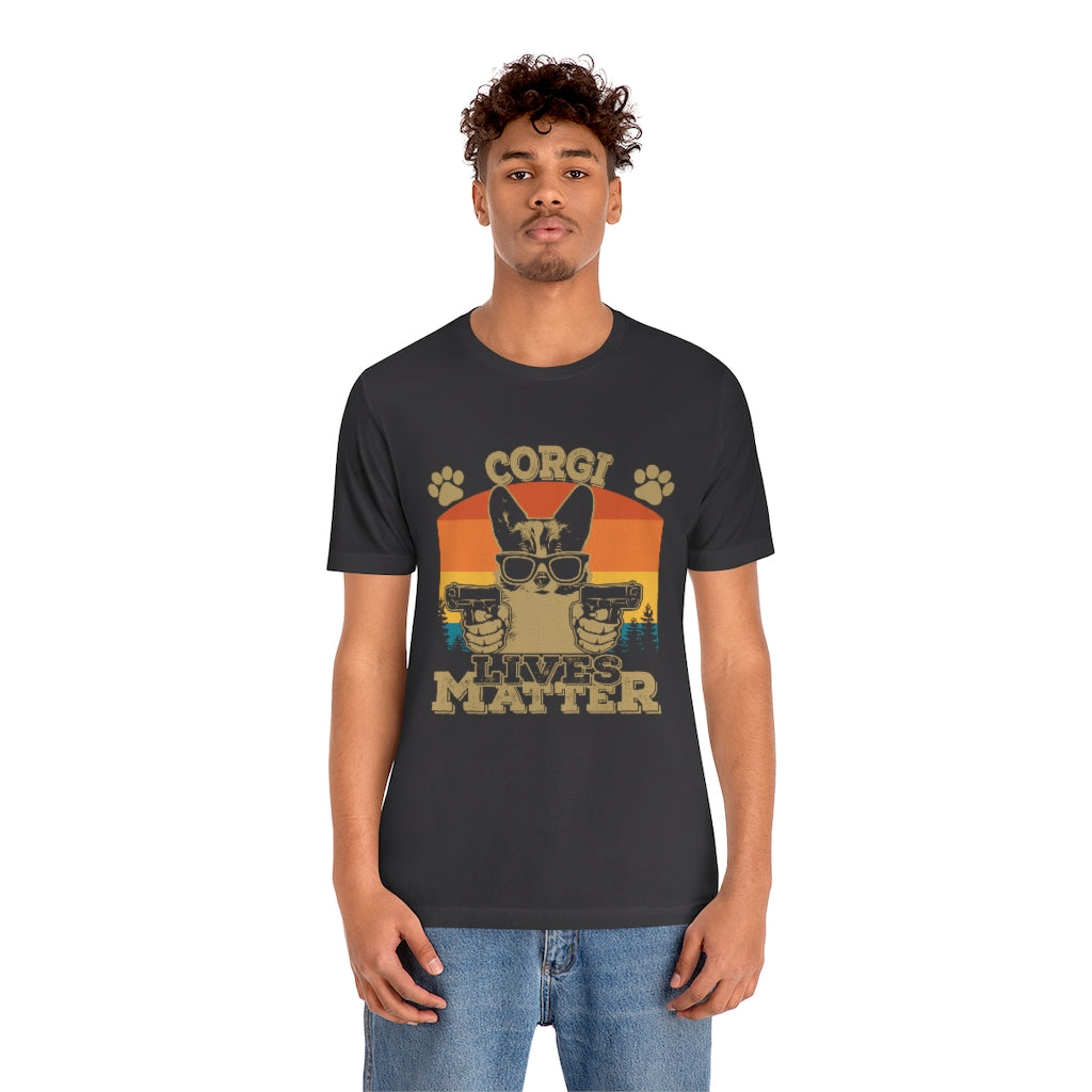 Corgi Lives Matter Unisex Jersey Short Sleeve Tee