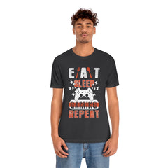 Gaming Repeat Unisex Jersey Short Sleeve Tee