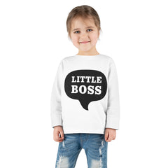 Little Boss Toddler Long Sleeve Tee