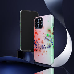 Purple Notes Music iPhone Tough Cases