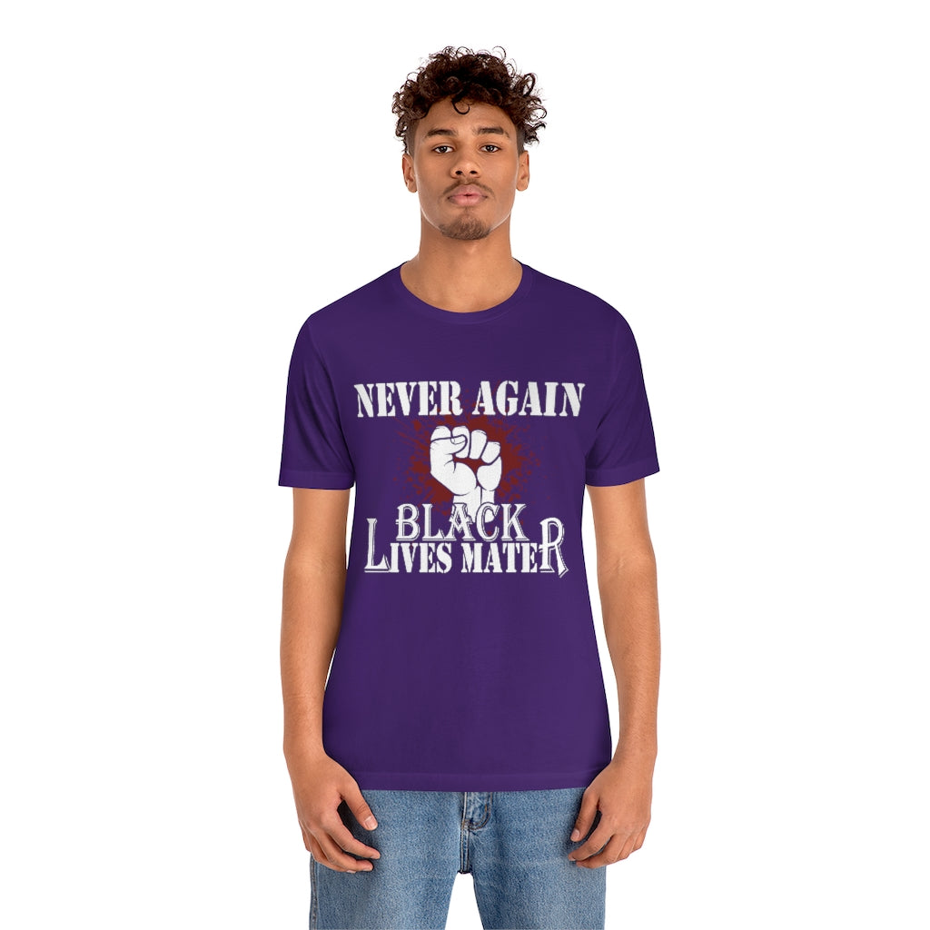 Never Again Unisex Jersey Short Sleeve Tee