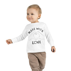 Made With Love Toddler Long Sleeve Tee